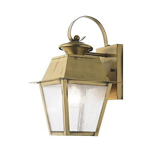 Mansfield - 1 Light Outdoor Wall Lantern in Coastal Style - 7.5 Inches wide by 12.5 Inches high - 540036