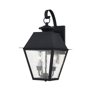 Mansfield - 3 Light Outdoor Wall Lantern in Coastal Style - 12 Inches wide by 23 Inches high