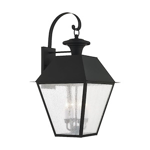 Mansfield - 4 Light Outdoor Wall Lantern in Coastal Style - 15 Inches wide by 27.5 Inches high
