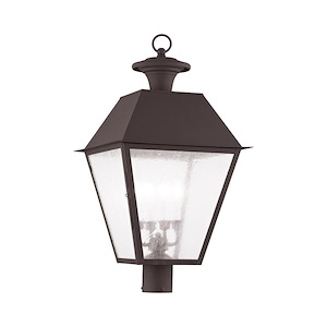 Mansfield - 4 Light Outdoor Post Top Lantern in Coastal Style - 15 Inches wide by 27.5 Inches high - 1029693