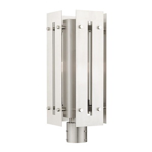 Utrecht - 1 Light Outdoor Post Top Lantern in Contemporary Style - 8.63 Inches wide by 20 Inches high