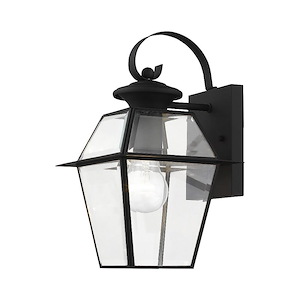 Westover - 1 Light Outdoor Wall Lantern in Farmhouse Style - 7.5 Inches wide by 12.5 Inches high