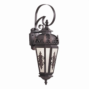 Berkshire - 1 Light Outdoor Wall Lantern In Traditional Style-25 Inches Tall and 7.5 Inches Wide - 189733