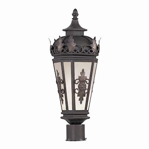 Berkshire - 1 Light Outdoor Post Top Lantern In Traditional Style-22 Inches Tall and 7.5 Inches Wide - 189731