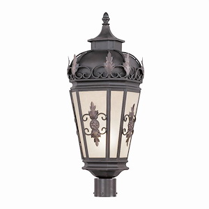 Berkshire - 1 Light Outdoor Post Top Lantern In Traditional Style-26 Inches Tall and 9.5 Inches Wide - 189729