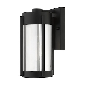 Sheridan - 1 Light Outdoor Wall Lantern in Contemporary Style - 5.25 Inches wide by 10.25 Inches high - 939549