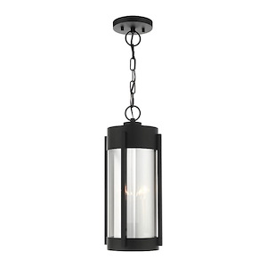 Sheridan - 2 Light Outdoor Pendant Lantern in Contemporary Style - 7.5 Inches wide by 18 Inches high