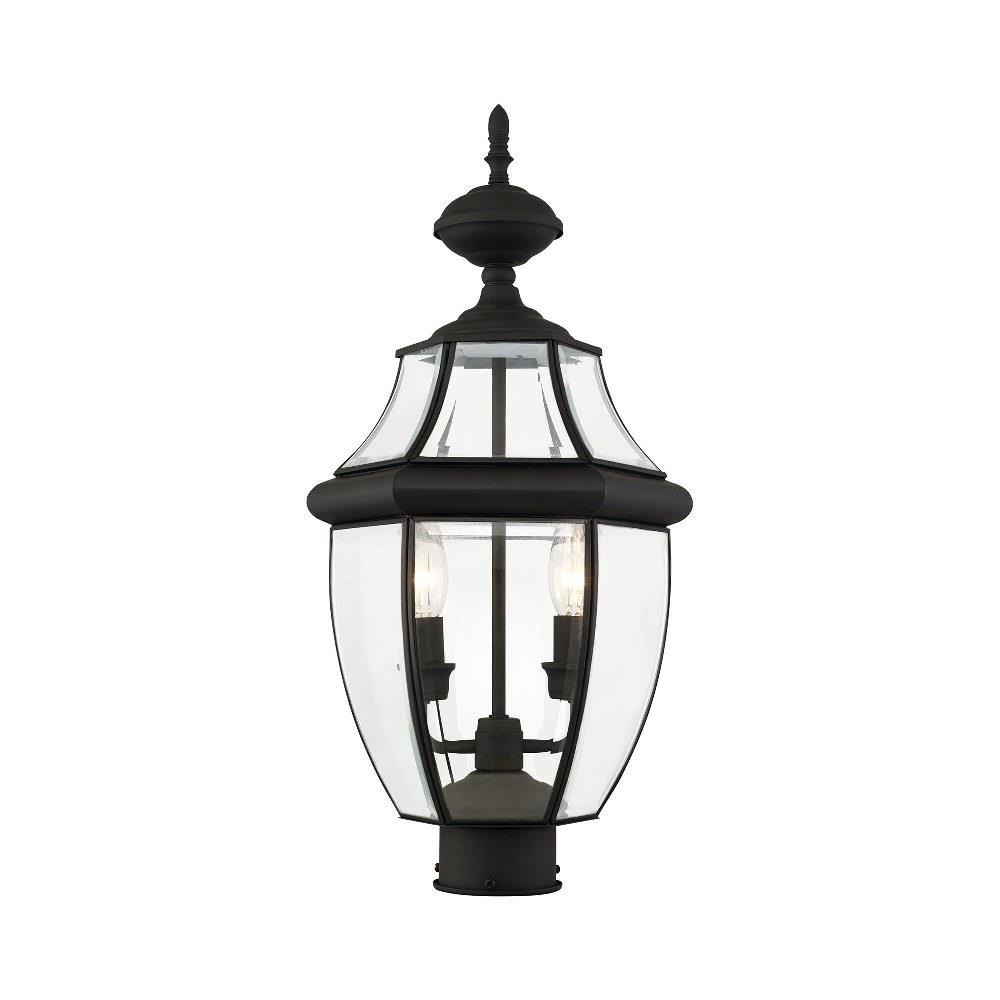 Livex-Lighting---2254-07---Monterey---2-Light-Outdoor -Post-Top-Lantern-in-Traditional-Style---10.5-Inches-wide-by-21.5-Inches-high