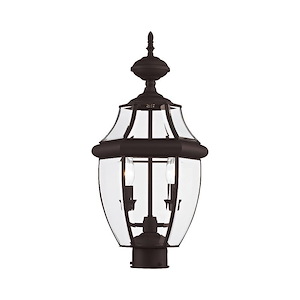 Monterey - 2 Light Outdoor Post Top Lantern in Traditional Style - 10.5 Inches wide by 21.5 Inches high - 189721
