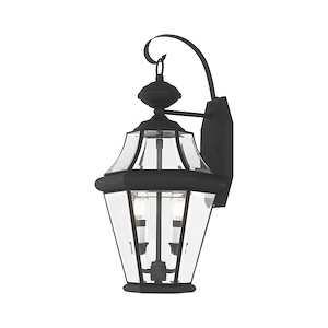 Georgetown - 2 Light Outdoor Wall Lantern in Traditional Style - 10.25 Inches wide by 20.75 Inches high - 189719