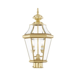 Georgetown - 2 Light Outdoor Post Top Lantern in Traditional Style - 10.25 Inches wide by 21 Inches high - 189718