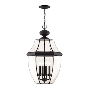 Monterey - 4 Light Outdoor Pendant Lantern in Traditional Style - 16 Inches wide by 25.5 Inches high