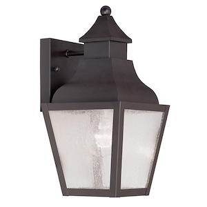Vernon - One Light Outdoor Wall Lantern - 6 Inches wide by 12.5 Inches high