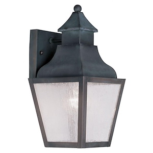 Vernon - One Light Outdoor Wall Lantern - 6 Inches wide by 12.5 Inches high