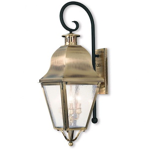 Amwell - Four Light Outdoor Post Light - 16 Inches wide by 38 Inches high - 1219615