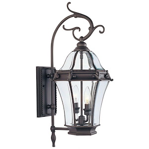 Fleur De Lis - One Light Outdoor Wall Sconce - 1219616