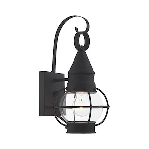Newburyport - 1 Light Outdoor Wall Lantern in Bohemian Style - 7 Inches wide by 13.75 Inches high