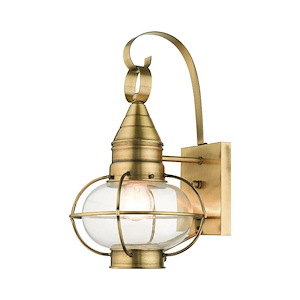 Newburyport - 1 Light Outdoor Wall Lantern in Bohemian Style - 8.75 Inches wide by 14.75 Inches high