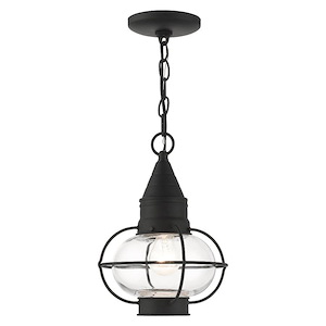 Newburyport - 1 Light Outdoor Pendant Lantern in Bohemian Style - 8.75 Inches wide by 11.75 Inches high