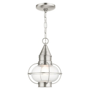 Newburyport - 1 Light Outdoor Pendant Lantern in Bohemian Style - 8.75 Inches wide by 11.75 Inches high