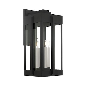 Lexington - 4 Light Outdoor Wall Lantern in Art Deco Style - 12.63 Inches wide by 28.5 Inches high
