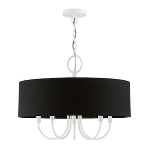 Huntington - 5 Light Pendant In Transitional Style-17.5 Inches Tall and 23 Inches Wide