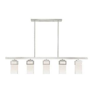 Harding - 5 Light Linear Chandelier in Modern Style - 4.5 Inches wide by 9.5 Inches high