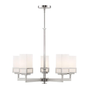 Harding - 5 Light Chandelier in Modern Style - 25 Inches wide by 28.5 Inches high - 614588