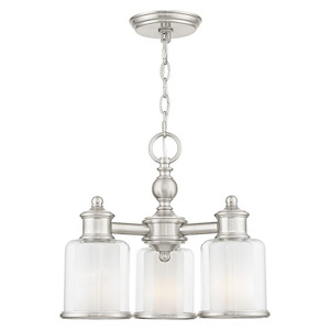 Middlebush - 3 Light Convertible Mini Chandelier in Traditional Style - 16 Inches wide by 13.75 Inches high - 522702