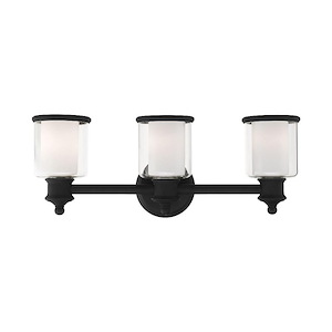 Middlebush - 3 Light Bath Vanity in Traditional Style - 23.5 Inches wide by 9 Inches high