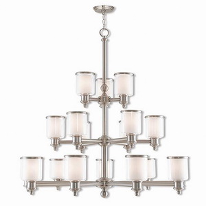 Middlebush - 18 Light Foyer Chandelier in Traditional Style - 44 Inches wide by 43 Inches high