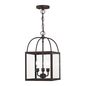 Milford - 3 Light Convertible Mini Pendant in Farmhouse Style - 10 Inches wide by 17 Inches high
