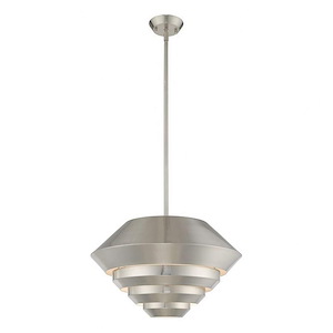 Amsterdam - 1 Light Mini Pendant in Mid Century Modern Style - 18 Inches wide by 20.5 Inches high