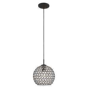 Cassandra - 1 Light Mini Pendant in Glam Style - 8.75 Inches wide by 12 Inches high - 831747