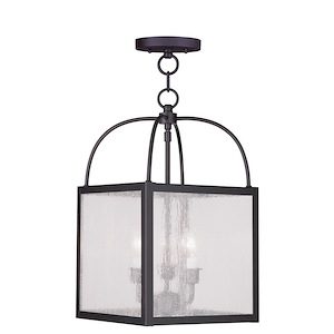 Milford - 3 Light Convertible Mini Pendant in Farmhouse Style - 10 Inches wide by 17 Inches high - 1029730
