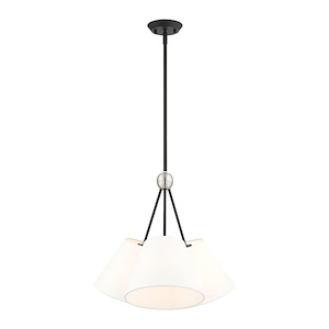 Prato - 3 Light Chandelier in Modern Style - 21 Inches wide by 20.5 Inches high - 939417