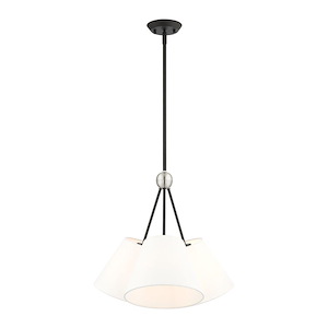 Prato - 3 Light Chandelier in Modern Style - 21 Inches wide by 20.5 Inches high