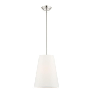 Prato - 1 Light Pendant in Modern Style - 11 Inches wide by 19.25 Inches high