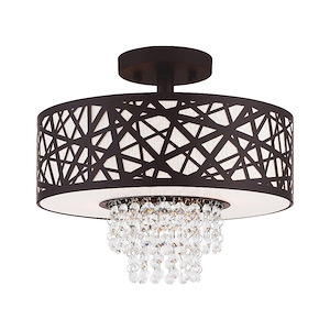Allendale - 2 Light Semi-Flush Mount in Contemporary Style - 12.88 Inches wide by 10.4 Inches high - 614583