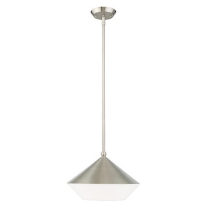 Stockholm - 1 Light Mini Pendant in Mid Century Modern Style - 13 Inches wide by 17 Inches high