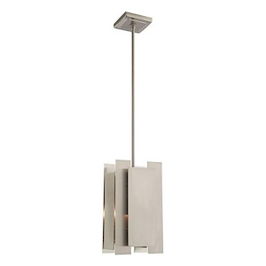 Varick - 1 Light Mini Pendant in Contemporary Style - 7 Inches wide by 21 Inches high - 831882