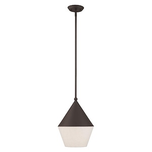 Stockholm - 1 Light Mini Pendant in Mid Century Modern Style - 10 Inches wide by 20 Inches high - 831868