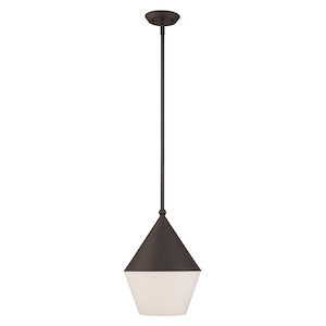Stockholm - 1 Light Mini Pendant in Mid Century Modern Style - 10 Inches wide by 20 Inches high - 831868