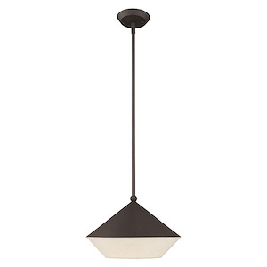 Stockholm - 1 Light Mini Pendant in Mid Century Modern Style - 13 Inches wide by 17 Inches high