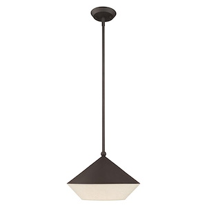 Stockholm - 1 Light Mini Pendant in Mid Century Modern Style - 13 Inches wide by 17 Inches high - 831866
