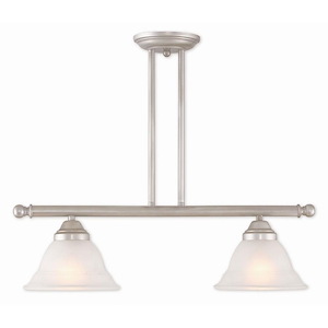 Wynnewood - Two Light Linear Chandelier in Traditional Style - 7.5 Inches wide by 22 Inches high - 522786