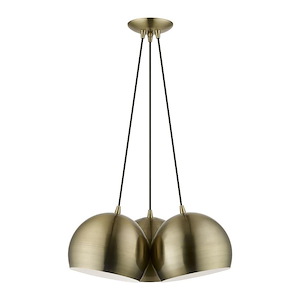 Piedmont - 3 Light Pendant In Transitional Style-15 Inches Tall and 21.5 Inches Wide - 1094690