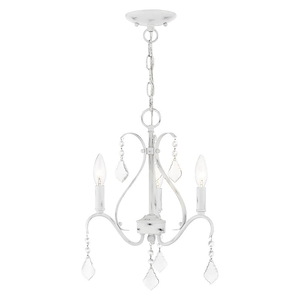 Caterina - 3 Light Chandelier in French Country Style - 13 Inches wide by 17 Inches high - 522775
