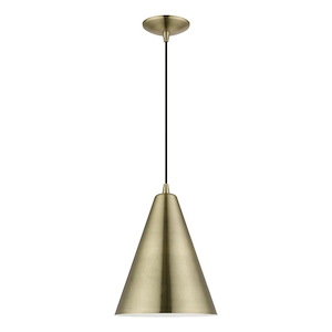 Dulce - 1 Light Pendant In Modern Style-19 Inches Tall and 10 Inches Wide