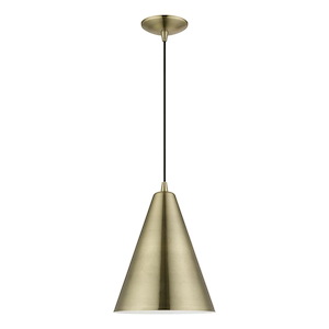 Dulce - 1 Light Pendant In Modern Style-19 Inches Tall and 10 Inches Wide - 1094667